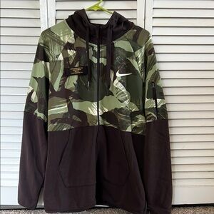 Nike Dri-FIT  Camo Full-Zip Hoodie